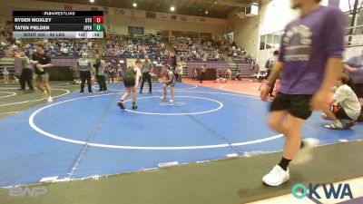 90 lbs Rr Rnd 4 - Ryder Moxley, Chandler Takedown Club vs Taten Fielden, Sperry Wrestling Club