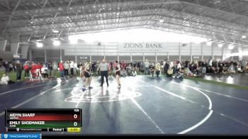 105 lbs Cons. Round 5 - Aidyn Sharp, Uintah vs Emily Shoemaker, Juab
