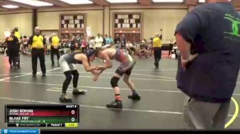 115 lbs Semis & 1st Wrestleback (8 Team) - Blake Fry, Ride Out Wrestling Club vs Josh Roman, Revival Yellow