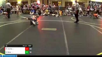 82 lbs Round 3 (6 Team) - Maxwell Corley, Ares Black vs Roland Ross, The Untouchables Black