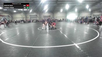 135 lbs Quarterfinal - Evelyn Taua, Nakamura Wrestling vs Audrey Pride, Keystone Wrestling Club