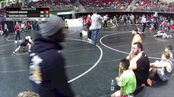 90 lbs Champ. Round 1 - Bastian Brack, Wrestling With Character vs Landon Brown, Bayard Wrestling Club