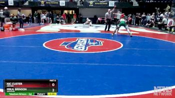 7A-132 lbs Cons. Round 2 - Mikai Brinson, Grayson vs Nic Custer, Archer