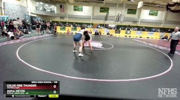 148 lbs Semifinal - Sofia Meyer, MATPAC Wrestling - ND vs Chloe Fire Thunder, Tatanka Tuff