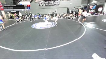 138 lbs Landon Alonzo, OCWA - Orange County Wrestling Association vs Ivan Rivers, SDIKWA - San Diego-Imperial Kids Wrestling Association