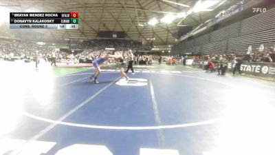 Boys 1A 190 lbs Cons. Round 3 - Brayan Mendez Rocha, Granite Falls vs Donavyn Kalakosky, Elma