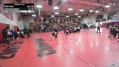 68-75 lbs Round 1 - Wolf Villa, San Clemente Youth Wrestling vs Ryan Williamson, 951 Wc