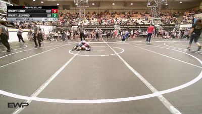 106 lbs Round Of 16 - Wyatt Haire, Westside Grappling Club vs Wyatt Ledford, Shelton Wrestling Academy