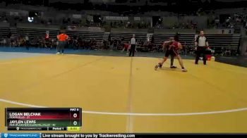 130 lbs Semis & 1st Wrestleback (8 Team) - Logan Belchak, Monticello vs Jaylen Lewis, PEM (Plainview/Elgin/Millville)