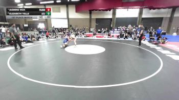 170 lbs 1st Place Match - Jasmine Vick, Amarillo Palo Duro vs Elizabeth Yelle, Azle
