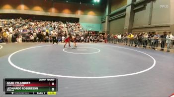 150 lbs Champ. Round 1 - Leonardo Robertson, Siuslaw vs Adan Velasquez, Modesto Christian