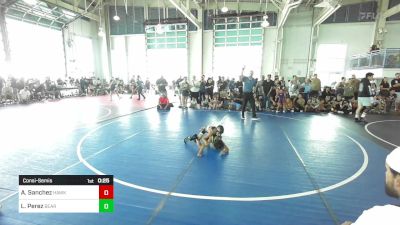 50 lbs Consolation - Angelo Sanchez, Hawkeye WC vs Lucas Perez, Bear Cave