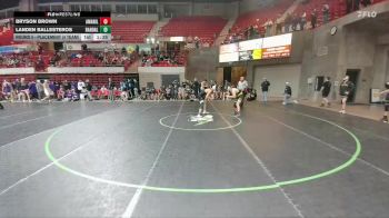 138 lbs Round 5 - Placement (4 Team) - Landen Ballesteros, Canyon Randall vs Bryson Brown, Amarillo