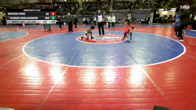 61 lbs Rr Rnd 1 - Bryson King, The Colosseum Training Center vs Oumar Deslauriers, South Forsyth WAR Wrestling Club