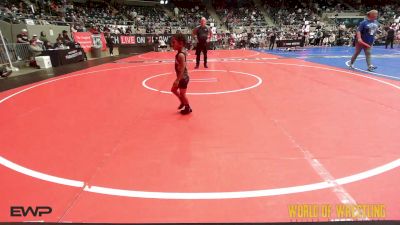 40 lbs Consi Of 4 - Cashton Sorum, Salina Wrestling Club vs YahMiir De Jesus, Team Of Hard Knox