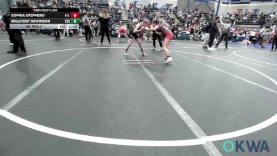 91 lbs Rr Rnd 4 - Sophia Stephens, F-5 Grappling vs Millicent Goodgion, Chandler Takedown Club
