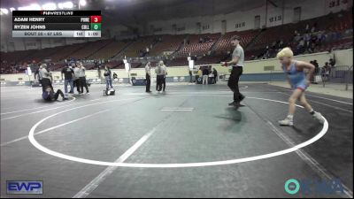 67 lbs Quarterfinal - Adam Henry, Powerhouse Wrestling vs Ryzen Johns, Collinsville Cardinal Youth Wrestling