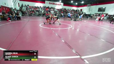 120 lbs Semifinal - Eliana Garcia, Walnut vs Samera Mejia, Oak Hills