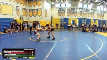 113 lbs Champ. Round 2 - Jesse Thomas, Hernando Wrestling Club vs Landon Higginbotham, Unattached