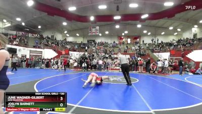 130 lbs Round 5 - June Wagner-Gilbert, New Palestine vs Joslyn Barnett, Attica