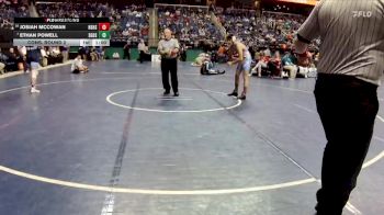 2A 165 lbs Cons. Round 2 - Ethan Powell, South Granville High School vs Josiah McCowan, North Stanly