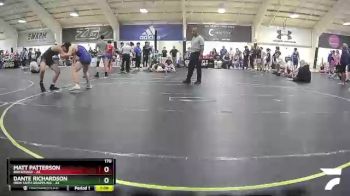 170 lbs Round 3 (6 Team) - Dante Richardson, Iron Faith Grappling vs Matt Patterson, Brickroad