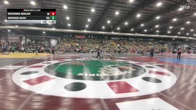 140 lbs 2nd Place Match - Devonne Sesler, Bon Homme vs Brooks Bath, Touch Of Gold