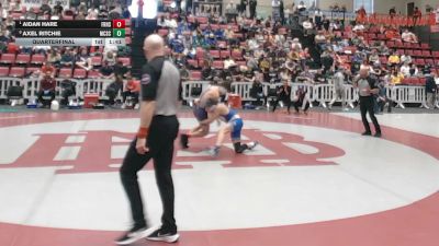 126 lbs Quarterfinal - Aidan Hare, Father Ryan High School vs Axel Ritchie, McCallie School