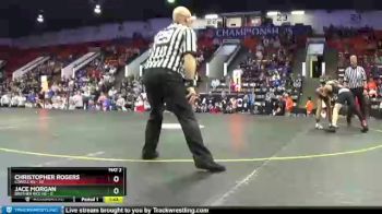 112 lbs Quarterfinals (8 Team) - Christopher Rogers, Lowell HS vs Jace Morgan, Brother Rice HS