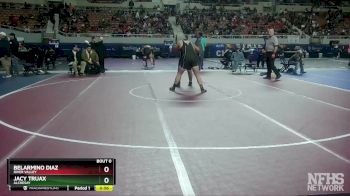 D4-285 lbs Cons. Round 1 - Jacy Truax, Alchesay vs Belarmino Diaz, River Valley