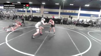 172 lbs Final - Damian Garcia, Top Rank Hammers vs Philip Andrade, Falls Academy Greatfalls Montana