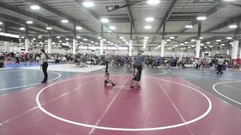 40 lbs Semifinal - Hazel Grimley, Cal Grapplers vs Leo Sanchez, Tucson Cyclones
