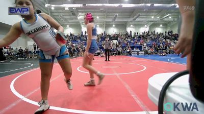 145 lbs Semifinal - Kelice Luker, HURRICANE WRESTLING ACADEMY vs Victoria Evans, Jenks Trojan Wrestling Club