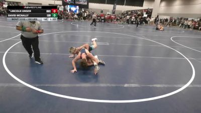 132 lbs Champ. Rd Of 64 - Lincoln Unger, MWC Wrestling Academy vs David McNally, 512 Outlaw Wrestling