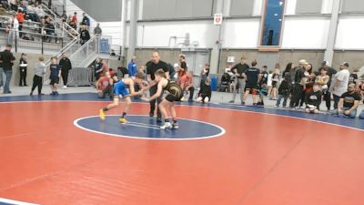 82 lbs Cons. Rd Of 16 - Gunnar Rachor, Cowboy Mat Club vs Soren Garman, Spartan Youth Wrestling Club