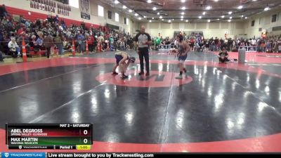 Round 2 - Max Martin, Waconia Wildcats vs Abel DeGross, Spring Valley- Elmwood