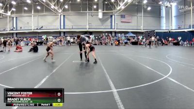 72 lbs Round 2 (4 Team) - Bradey Bleich, Mat Assassins Black vs Vincent Foster, Mat Assassins Red