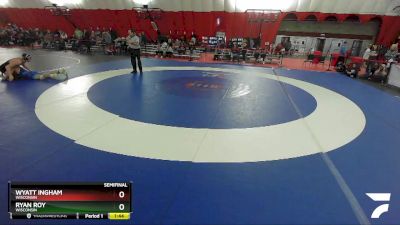 182 lbs Semifinal - Ryan Roy, Wisconsin vs Wyatt Ingham, Wisconsin