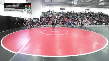 132 lbs Champ. Round 1 - Cameron Cosner, Mountain View vs Jacob Weiler, Kearney