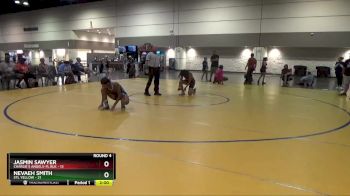 130 lbs Round 4 (8 Team) - Jasmin Sawyer, Charlie`s Angels-FL Blk vs Nevaeh Smith, STL YELLOW