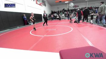 60 lbs Rr Rnd 5 - Ronald Silkey, Hilldale Youth Wrestling Club vs Kaden Decker, Henryetta Knights Wrestling Club