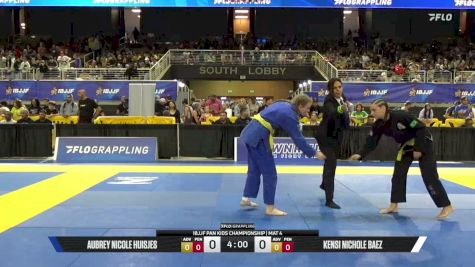 Aubrey Nicole Huisjes vs Kensi Nichole Baez 2026 Pan Kids Jiu-Jitsu IBJJF Championship