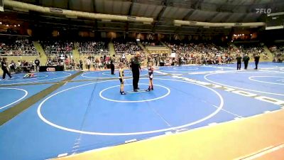 67 lbs Round Of 16 - Brantley Allison, Checotah Matcats vs Zaine Heisey, Broken Arrow Wrestling Club