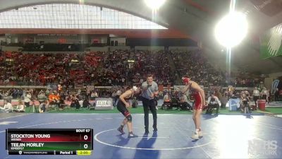 3A 152 lbs Champ. Round 1 - Stockton Young, Weiser vs Teejin Morley, Kimberly