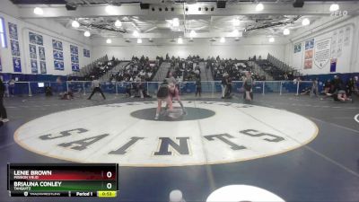 135 lbs Cons. Round 4 - Briauna Conley, Tahquitz vs Lenie Brown, Mission Viejo