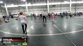 75-80 lbs Cons. Round 2 - Carter Lamb, Suples Wrestling Club vs Odin Aland, Fighting Squirrels