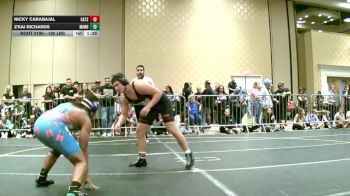 190 lbs Quarterfinal - Nicky Carabajal, Cats WC vs Z'kai Richards, Manu Wr Ac