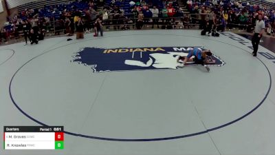 8U Boys - 70 lbs Quarters - Maverick Graves, Columbia City Wrestling Club vs Rocco Knowles, Pride WC