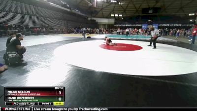 67 lbs Cons. Round 3 - Hank Rozeboom, Lake Stevens Wrestling Club vs Micah Nelson, Orting Jr. Cardinals Wrestling