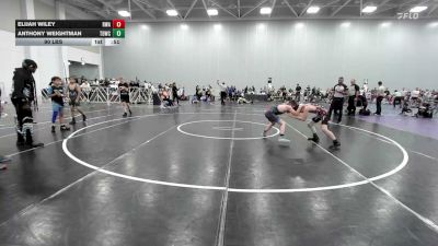 90 lbs Rr Rnd 2 - Elijah Wiley, Roundtree Wrestling Academy - EL vs Anthony Weightman, TDWC Minions Orange - EL